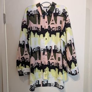 Karl Lagerfeld Oversized Button-down
